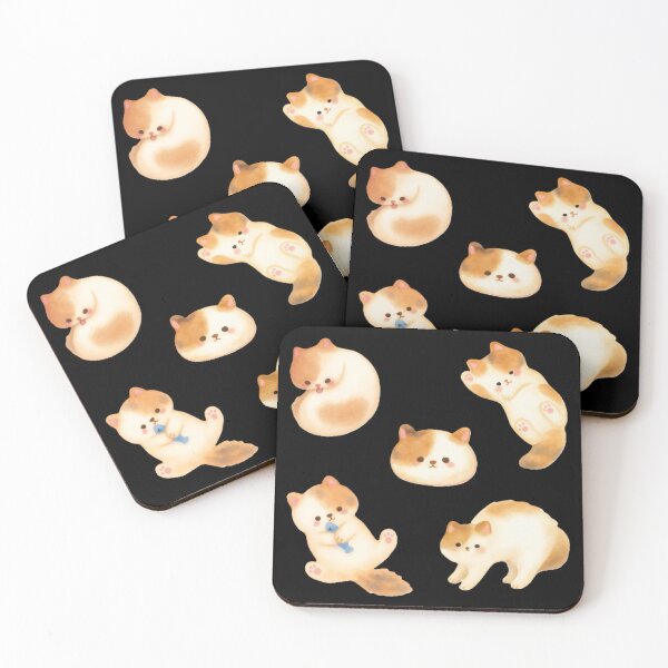 Item preview, Cute cat watercolor orange Cats Kawaii Kitten Collection Aesthetic designed and sold by Art IN Pack.