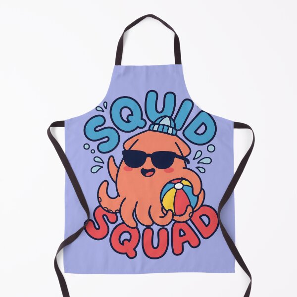 Item preview, Squid Squad – Cute Beach Squid Design designed and sold by Sea Gem.