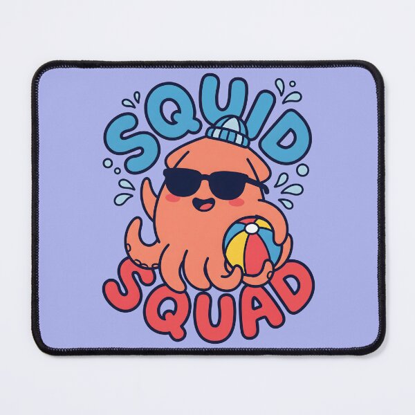 Item preview, Squid Squad – Cute Beach Squid Design designed and sold by Sea Gem.