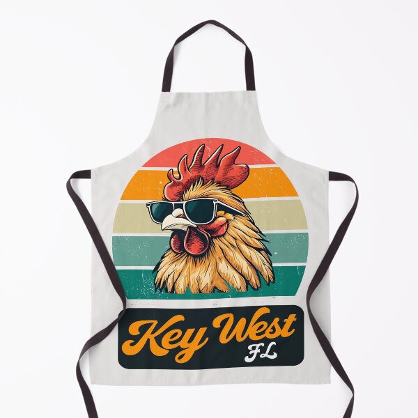 Item preview, Key West rooster and retro sunset for family vacation Florida designed and sold by erozzz.