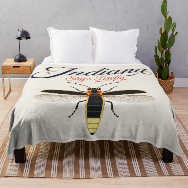 Item preview, Indiana Say’s Firefly – State Insect Art Print designed and sold by The-Drip-Studio.