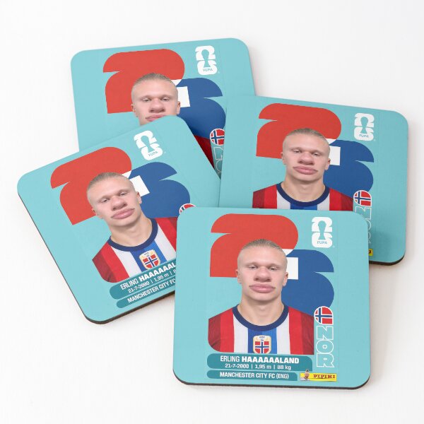 Item preview, PIPINI Erling Haaland - Novelty Football Sticker Design designed and sold by blackkat-.