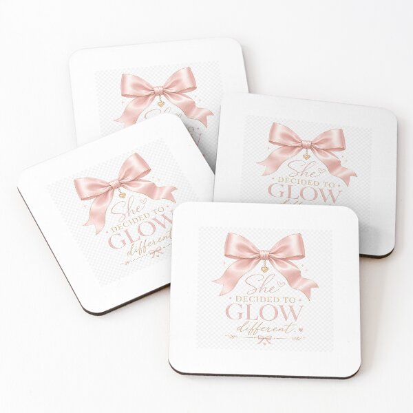 Item preview, She Decided to Glow Different – Coquette Luxury Bow Design designed and sold by SummitTrails.