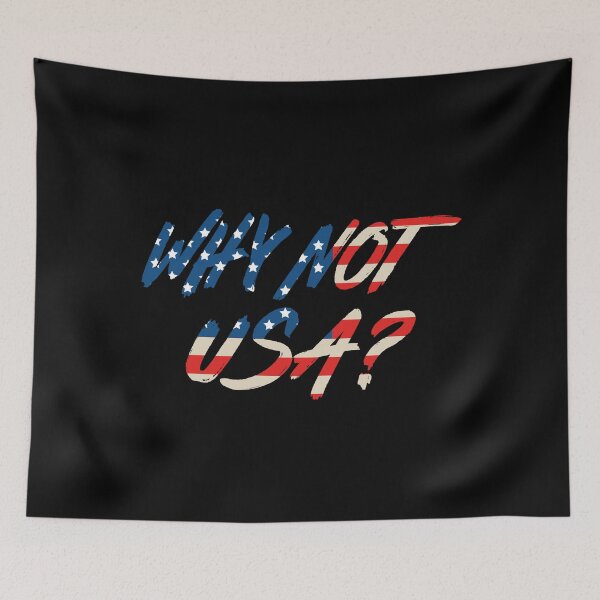 Item preview, American Flag Motivational Patriotic 2026 Why Not USA  designed and sold by wtfbba.