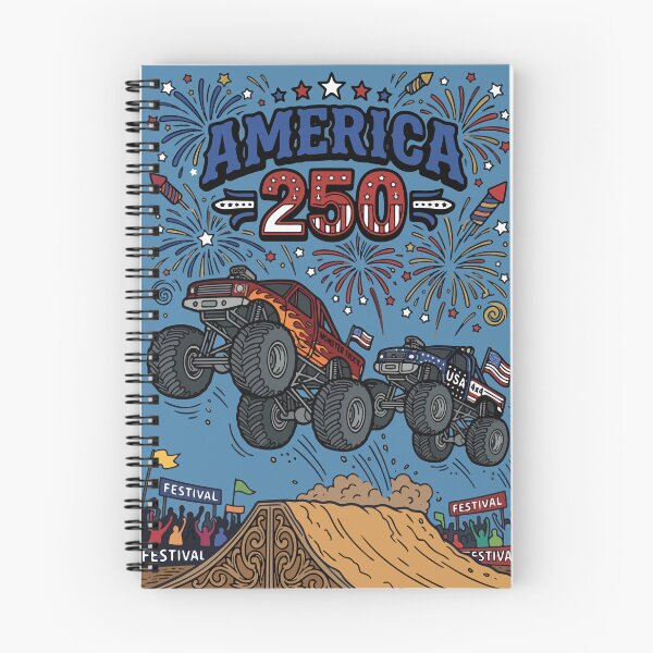 Item preview, Monster Trucks & Fireworks - opt 2 designed and sold by jlStopMedia.