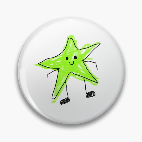 Item preview, Happy Green Star Sticker designed and sold by lixiezil.