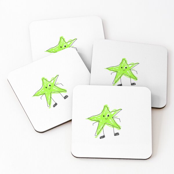 Item preview, Happy Green Star Sticker designed and sold by lixiezil.