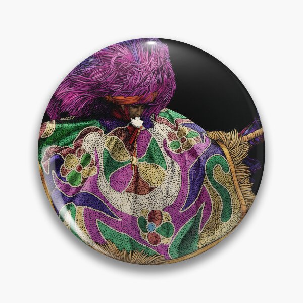 Item preview, Maracatu Rural Warrior - Intricate Brazilian Dotted Illustration designed and sold by AV.