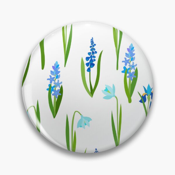 Item preview, Midnight Bloom: Vibrant Blue Botanical Garden designed and sold by LiveLearnCreate.