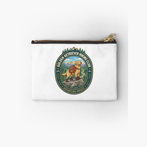 Item preview, Golden Retriever Hiking Club Mountain Trail Backpack designed and sold by PictoVibe.