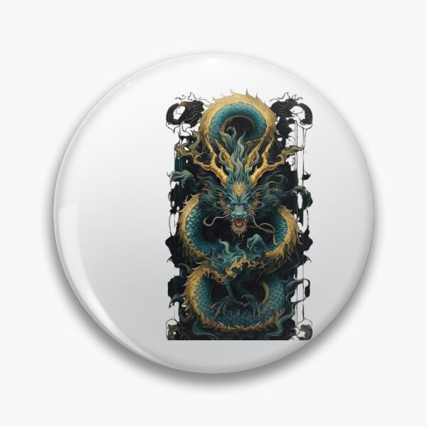 Item preview, Golden Asian Dragon Artwork designed and sold by nyxium-art.
