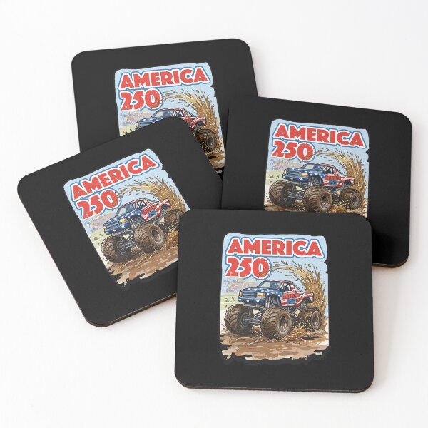Item preview, Stars, Stripes & Mud Tires - opt 2 designed and sold by jlStopMedia.