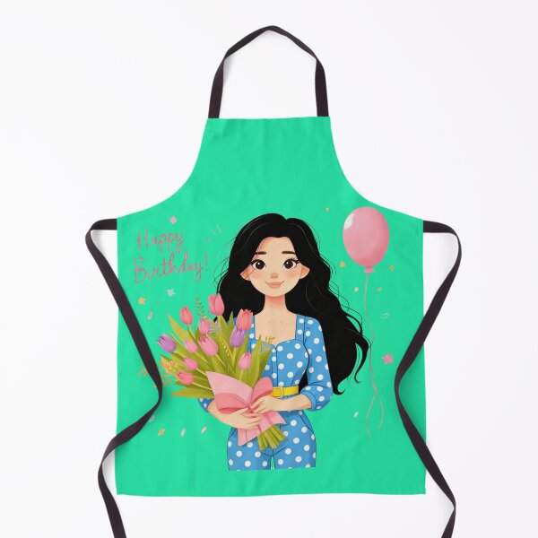 Item preview, Birthday Girl Cute Polka Dot Dress designed and sold by Innova_Creations.