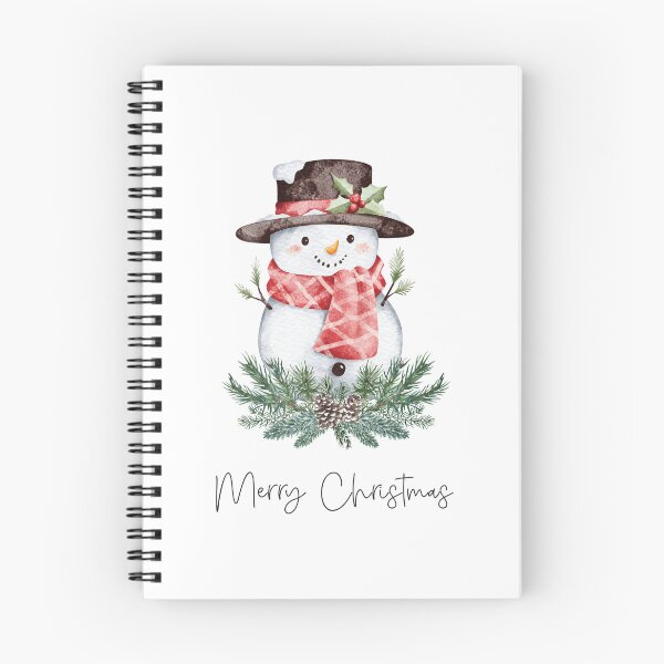 Item preview, Merry Christmas Watercolor Snowman designed and sold by hergracediary.