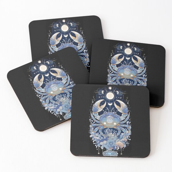 Item preview, Cancer Zodiac Sign Crab Astrology Constellation Design designed and sold by Lifeisanimage.