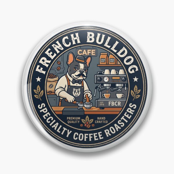 Item preview, French Bulldog Specialty Coffee Barista Espresso Tamper designed and sold by PictoVibe.