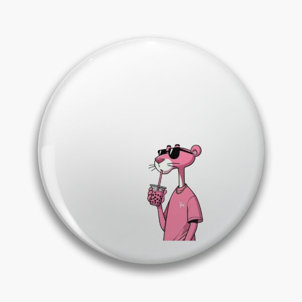 Item preview, Pink Cartoon Panther Character designed and sold by nyxium-art.