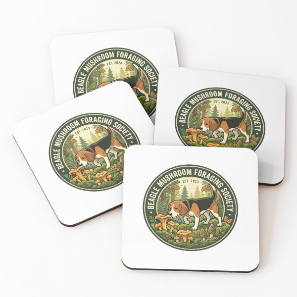 Item preview, Beagle Mushroom Foraging Society Forest Morel Hunt designed and sold by PictoVibe.