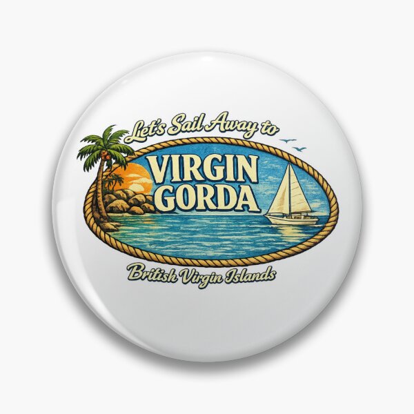 Item preview, Virgin Gorda, BVI designed and sold by Retro Vibes Designs.