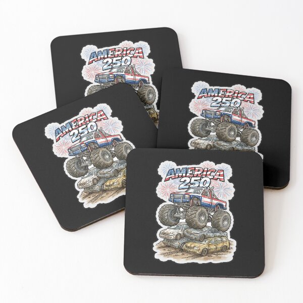 Item preview, America 250 Monster Truck Mayhem - opt 2 designed and sold by jlStopMedia.