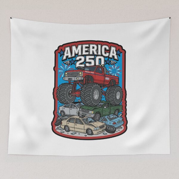 Item preview, America 250 Monster Truck Mayhem - opt 1 designed and sold by jlStopMedia.
