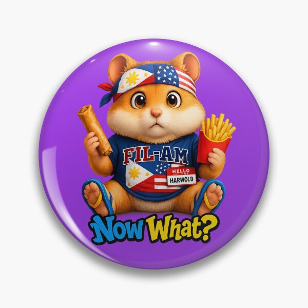 Item preview, Fil-Am Filipino Hamster - Harwold - "Now What?" designed and sold by FlipFlopTeesCo.