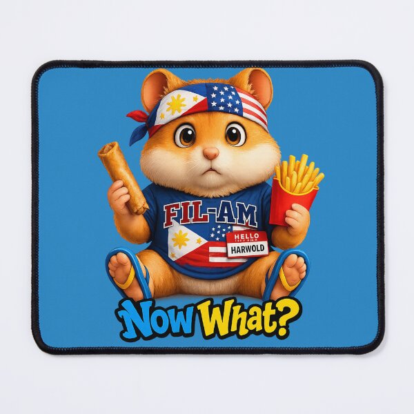 Item preview, Fil-Am Filipino Hamster - Harwold - "Now What?" designed and sold by FlipFlopTeesCo.