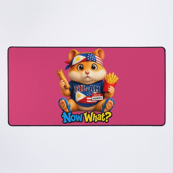 Item preview, Fil-Am Filipino Hamster - Harwold - "Now What?" designed and sold by FlipFlopTeesCo.