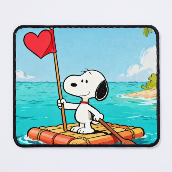 Item preview, Snoopy Ocean Raft Adventure Valentine designed and sold by Innova_Creations.