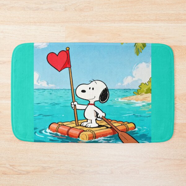 Item preview, Snoopy Ocean Raft Adventure Valentine designed and sold by Innova_Creations.