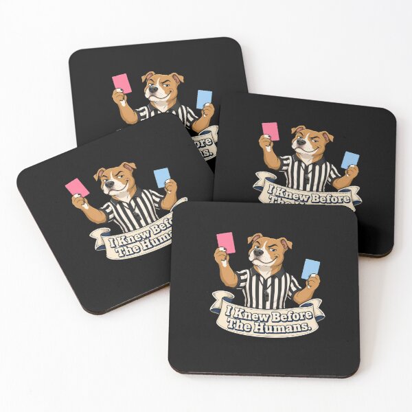Item preview, I Knew Before The Humans Funny Dog Gender Reveal Referee  designed and sold by freshwear design.