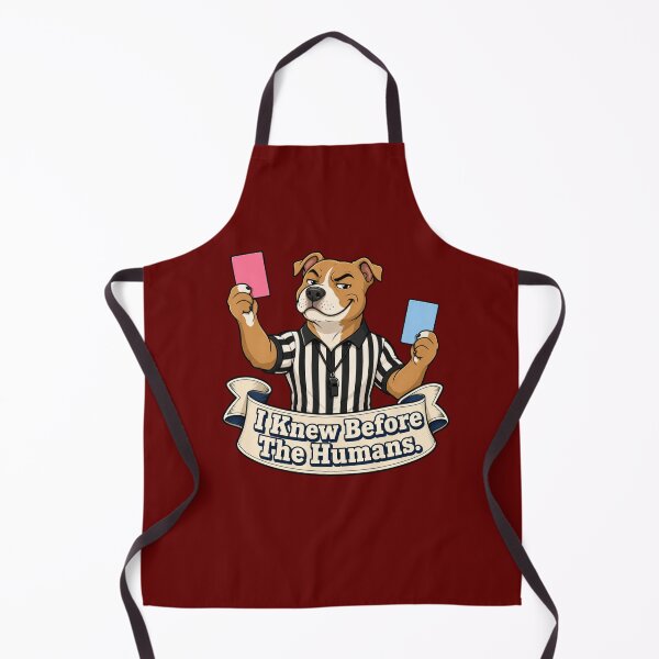 Item preview, I Knew Before The Humans Funny Dog Gender Reveal Referee designed and sold by freshwear design.