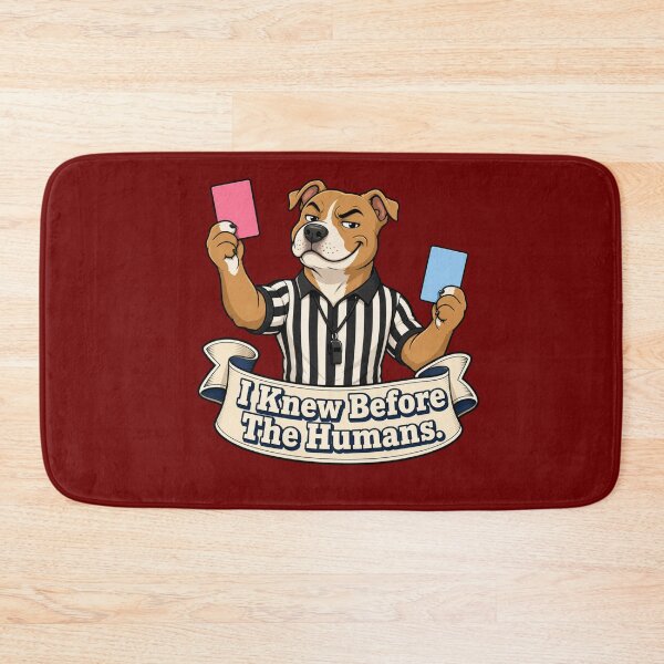 Item preview, I Knew Before The Humans Funny Dog Gender Reveal Referee  designed and sold by freshwear design.