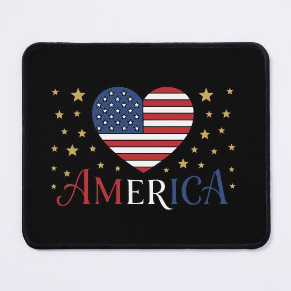 Item preview, America Flag Heart - opt 2 designed and sold by jlStopMedia.