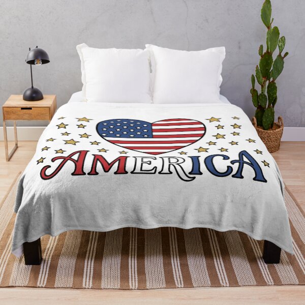 Item preview, America Flag Heart - opt 2 designed and sold by jlStopMedia.