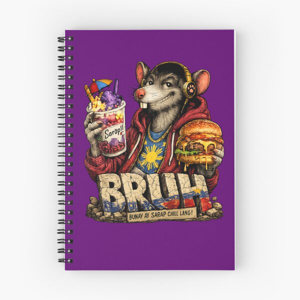 Item preview, "BRUH" Filipino Rat - Halo Halo and Burger! designed and sold by FlipFlopTeesCo.