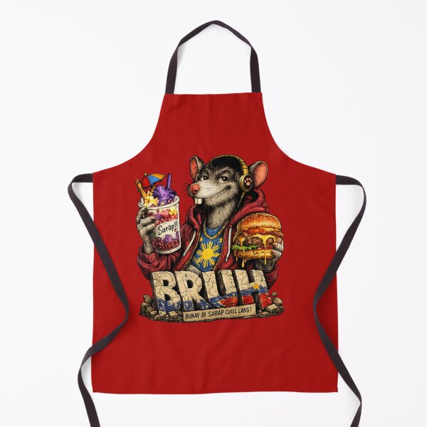 Item preview, "BRUH" Filipino Rat - Halo Halo and Burger! designed and sold by FlipFlopTeesCo.