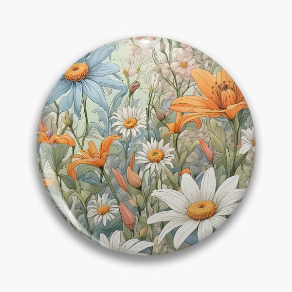 Item preview, Floral Pattern designed and sold by artedamensagem.