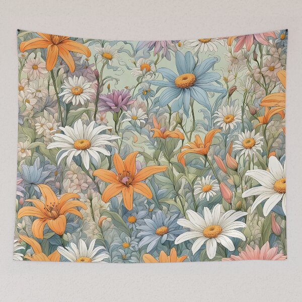 Item preview, Floral Pattern designed and sold by artedamensagem.
