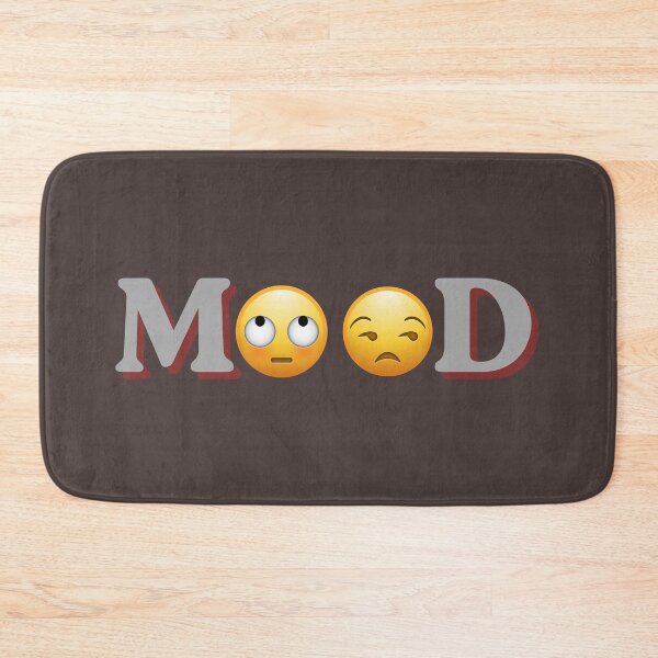 Item preview, MOOD Emoji Typography | Funny Sarcastic Meme Design designed and sold by Ginastle26.