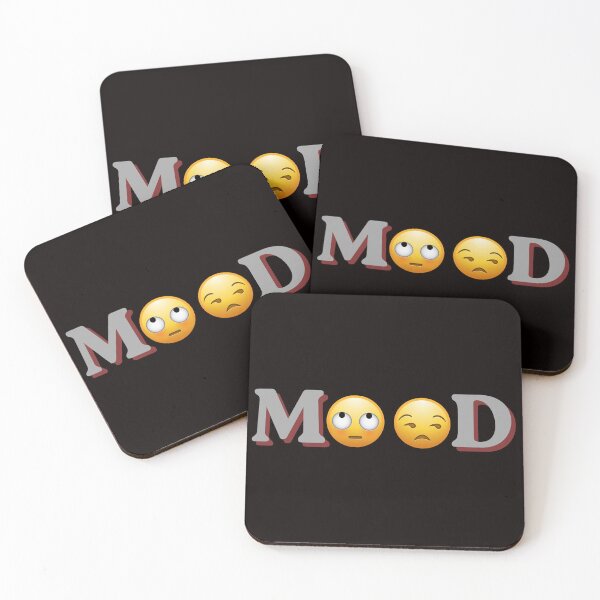 Item preview, MOOD Emoji Typography | Funny Sarcastic Meme Design designed and sold by Ginastle26.