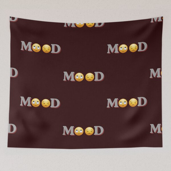 Item preview, MOOD Emoji Typography | Funny Sarcastic Meme Design designed and sold by Ginastle26.