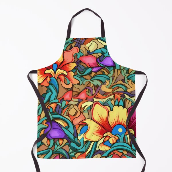Item preview, Art Nouveau Romantic Colorful Flowers And Leaves Art designed and sold by DEC02.