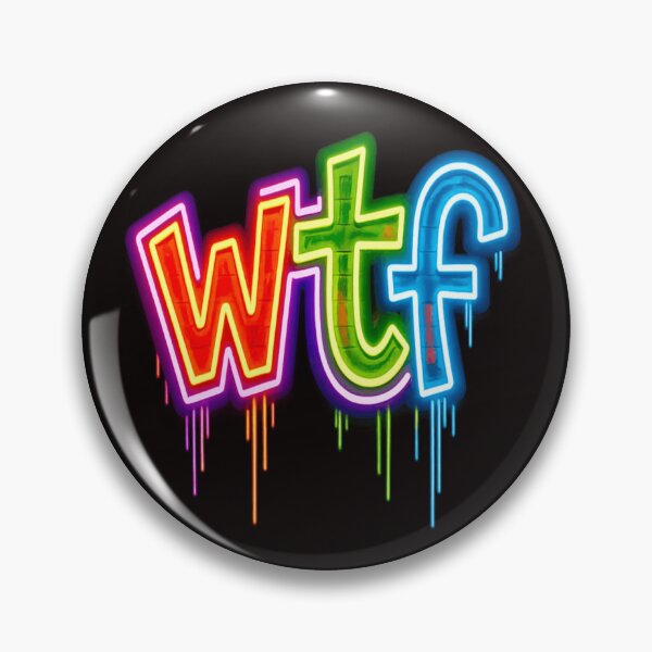 Item preview, Neon Graffiti WTF Wall designed and sold by LMLStews.