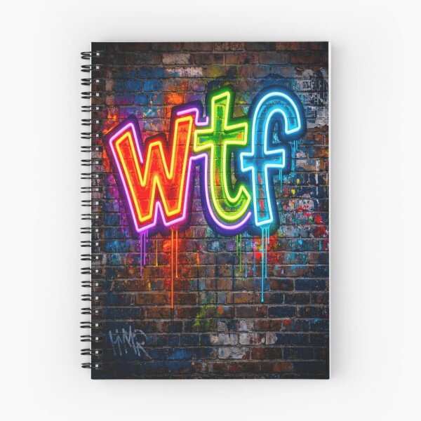 Item preview, Neon Graffiti WTF Wall designed and sold by LMLStews.