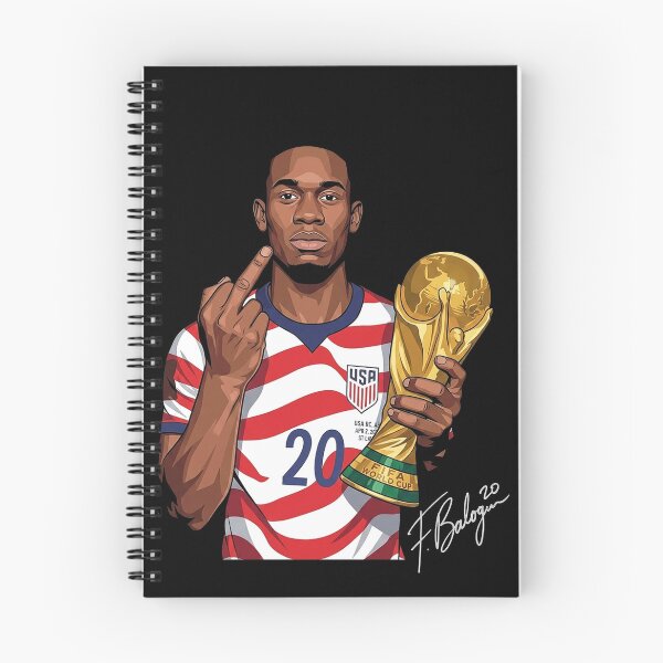 Item preview, Folarin Balogun Middle Finger World Cup Champion 2026 designed and sold by DeLafroozdesign.