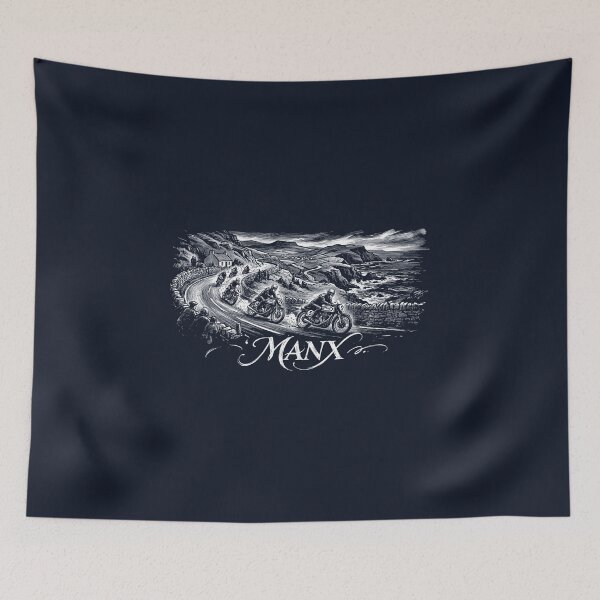 Item preview, Manx Vintage Motorcycle Road Race Classic designed and sold by KiwiRider.