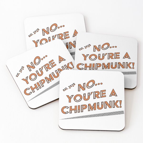 Item preview, No, You're A Chipmunk Retro designed and sold by KineticConcepts.