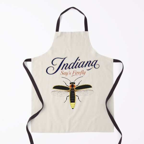 Aperçu de l'œuvre Indiana Say’s Firefly – State Insect Art Print créée et vendue par The-Drip-Studio.