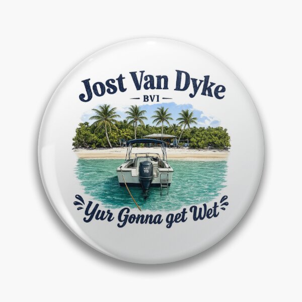 Item preview, Jost Van Dyke, BVI's if you have been there, you know the drill designed and sold by Retro Vibes Designs.